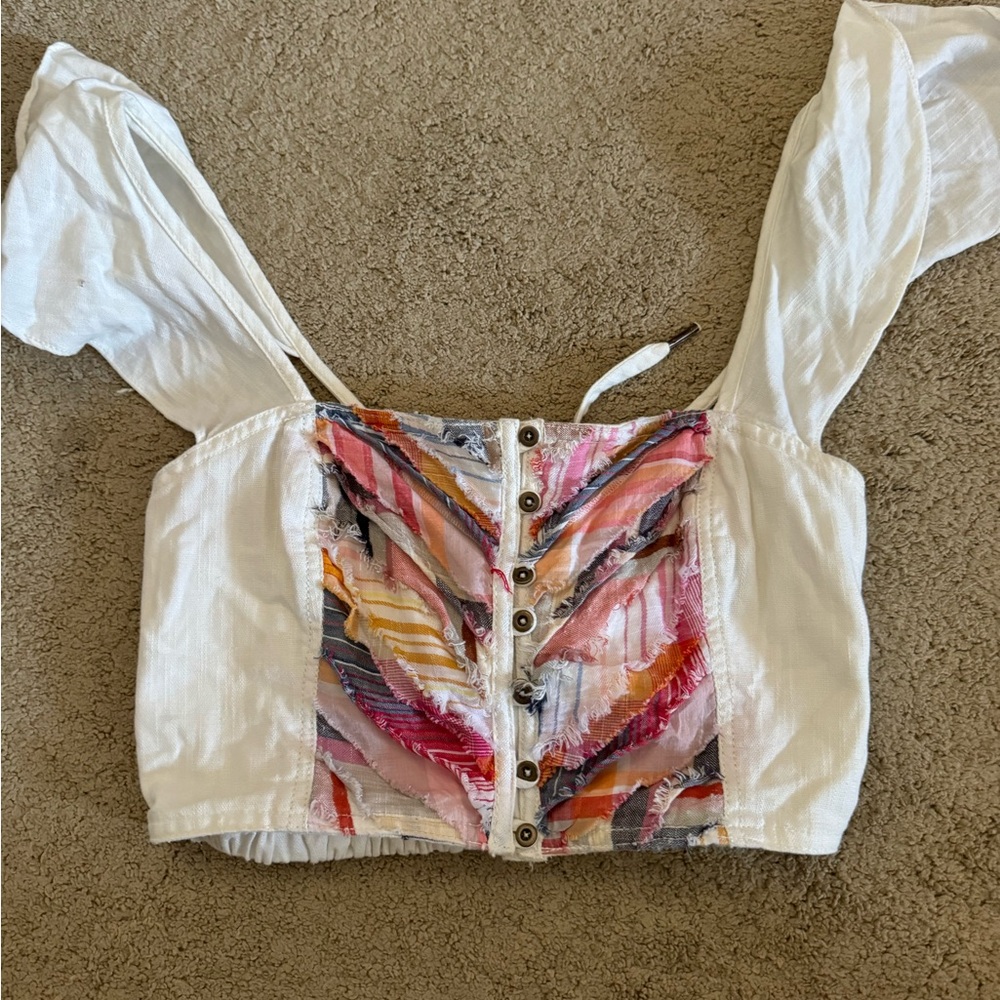 ANTHROPOLOGIE PILCRO crop shirt